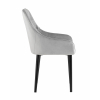 Стул Джоан велюр светло-серый