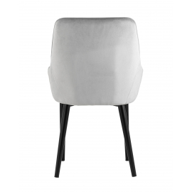 Стул Джоан велюр светло-серый