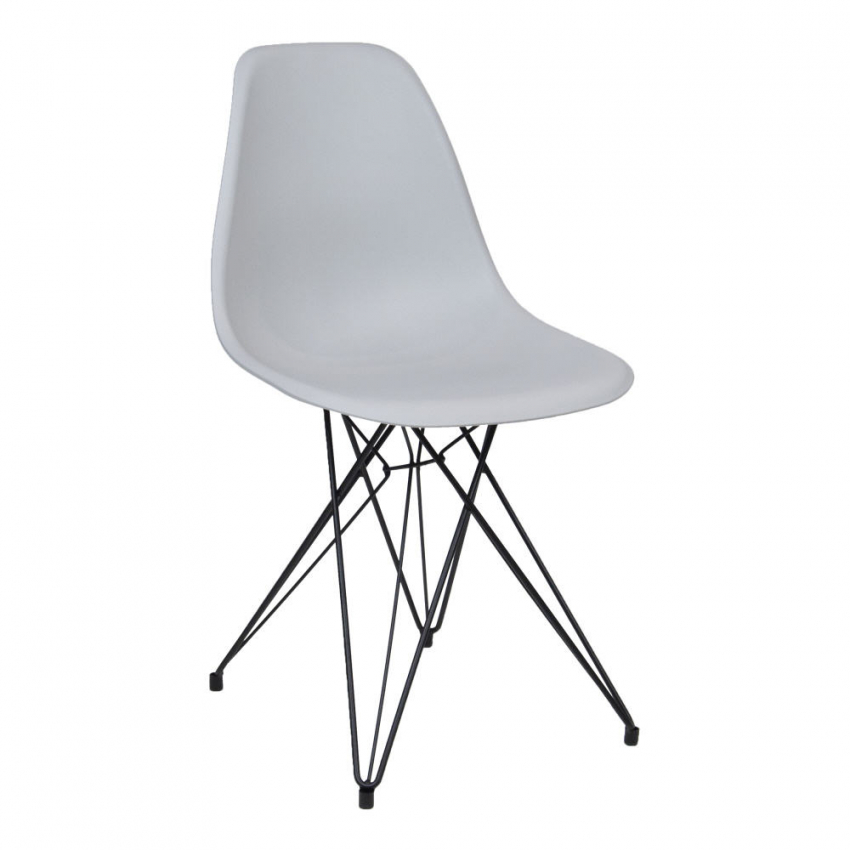 Стул eames темно серый