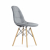 Мягкий стул Eames Soft светло-серая ткань