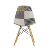 Стул Eames Style Patchwork трехцветный