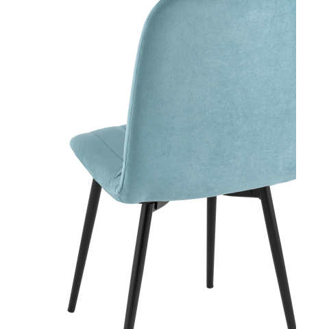 Стул Easy велюр пыльно-голубой