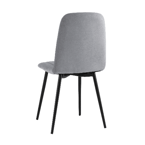 Стул Easy велюр серый