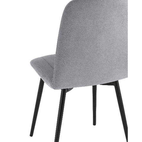 Стул Easy велюр серый