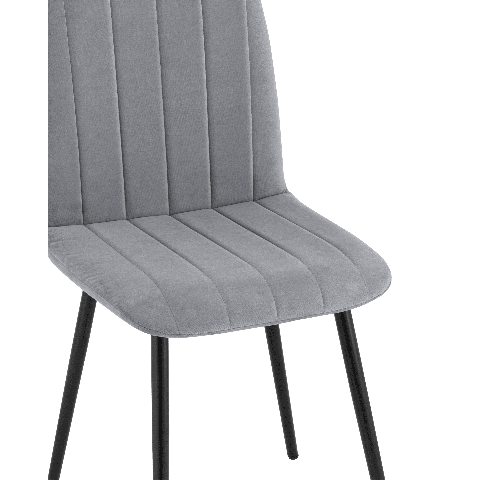 Стул Easy велюр серый