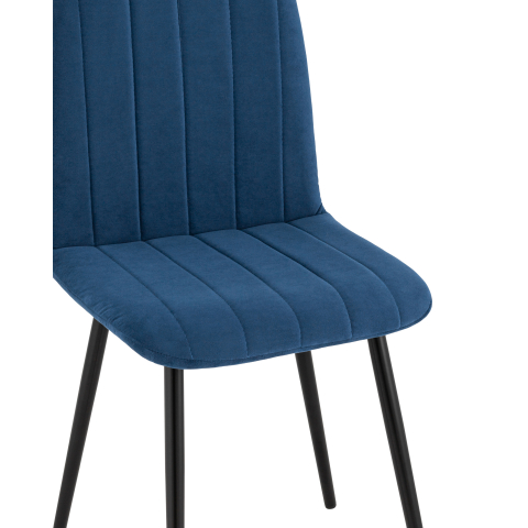 Стул Easy велюр синий
