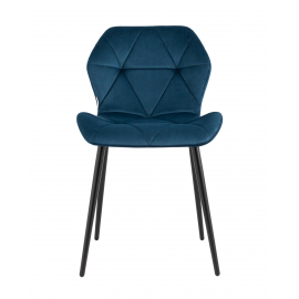 Стул Эдвин велюр синий