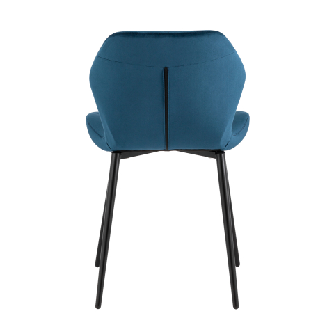 Стул Эдвин велюр синий