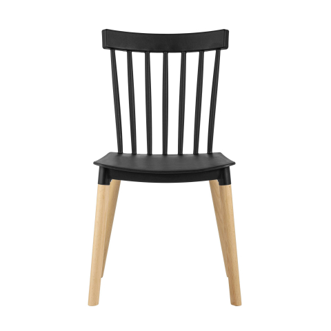 Стул Field пластик черный