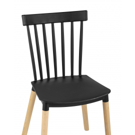 Стул Field пластик черный