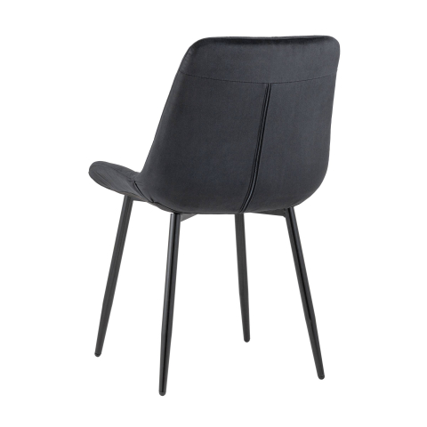 Стул Флекс велюр черный