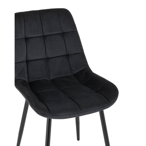 Стул Флекс велюр черный