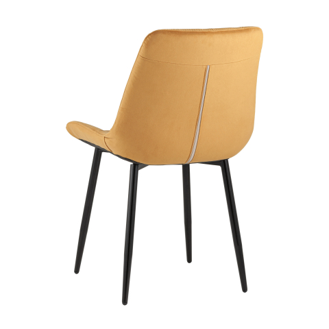 Стул Флекс велюр оранжевый