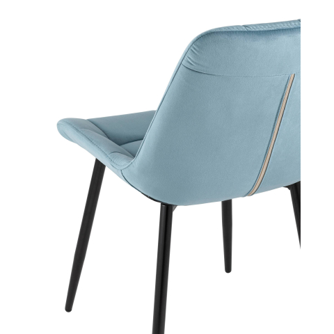 Стул Флекс велюр пыльно-голубой