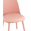 Стул Fog с подушкой пластик пыльно-розовый