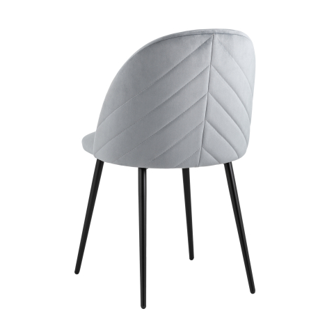 Стул Фолио велюр серый