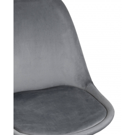 Стул FRANKFURT велюр серый