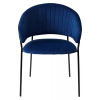 Стул ГЕММА, цвет Синий Confetti, велюр / черный каркас
