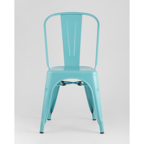 Стул Tolix голубой матовый