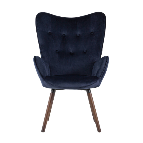 Стул Гранд велюр синий