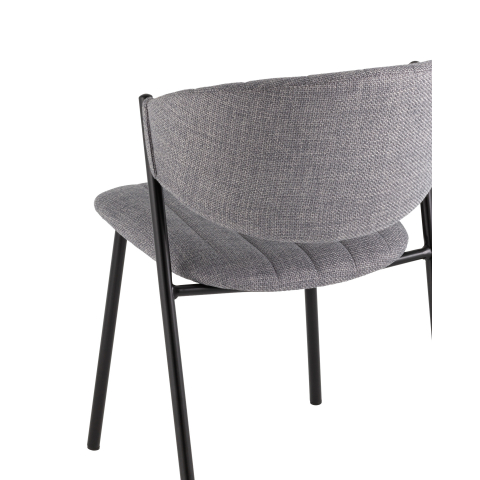 Стул Харпер ткань рогожка серый