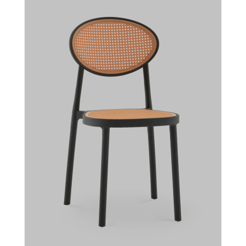 Стул Junie пластиковый чёрный