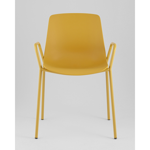 Стул Kaira пластик горчичный
