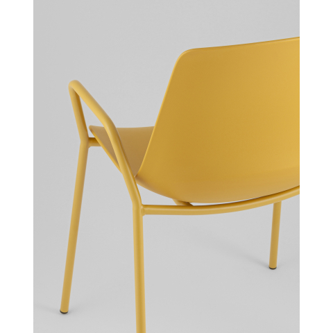 Стул Kaira пластик горчичный