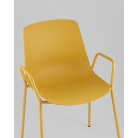 Стул Kaira пластик горчичный