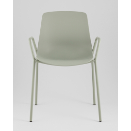 Стул Kaira пластик серо-зеленый