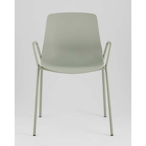 Стул Kaira пластик серо-зеленый