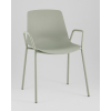 Стул Kaira пластик серо-зеленый