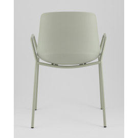 Стул Kaira пластик серо-зеленый