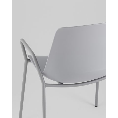 Стул Kaira пластик серый