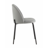 Стул Коди велюр серый