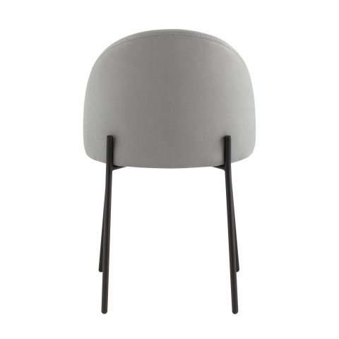 Стул Коди велюр серый