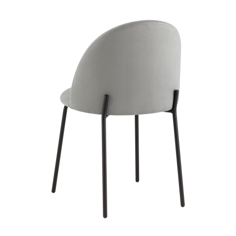 Стул Коди велюр серый