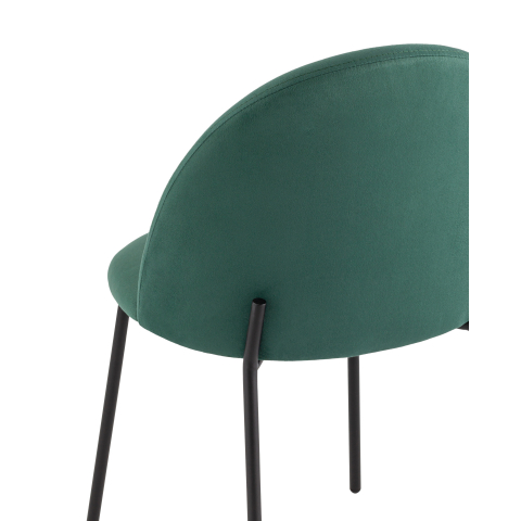 Стул Коди велюр зелёный