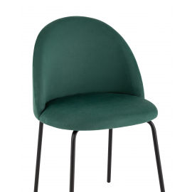 Стул Коди велюр зелёный