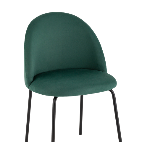 Стул Коди велюр зелёный