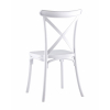 Стул Кроссбэк пластиковый белый