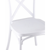 Стул Кроссбэк пластиковый белый