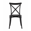 Стул Кроссбэк пластиковый черный