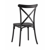 Стул Кроссбэк пластиковый черный