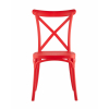 Стул Кроссбэк пластиковый красный