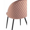 Стул Lilly велюр пыльно-розовый