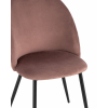 Стул Lilly велюр пыльно-розовый