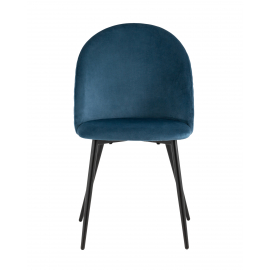 Стул Lilly велюр сине-зеленый