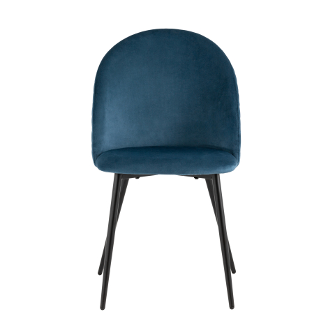 Стул Lilly велюр сине-зеленый