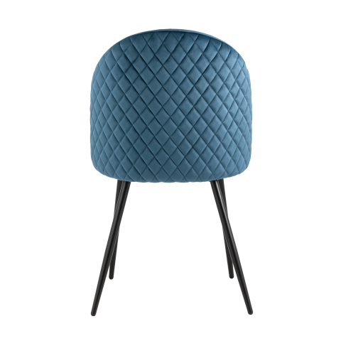 Стул Lilly велюр сине-зеленый
